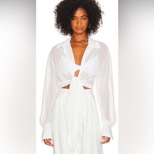 NEW WOTH TAGS SOHO Shirt/Cover-up Top